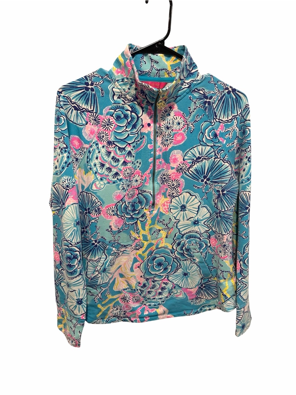 Lilly Pulitzer once upon a tide skipper pullover size small